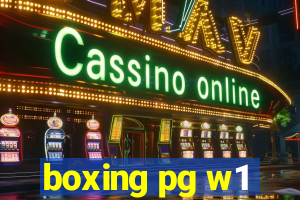 boxing pg w1